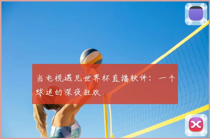 当电视遇见世界杯直播软件：一个球迷的深夜狂欢